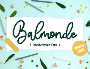 Balmonde Handwritten font