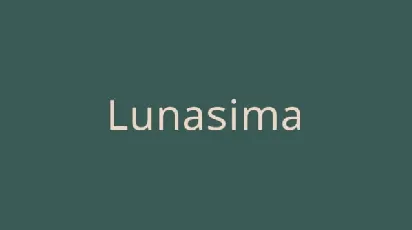 Lunasima font