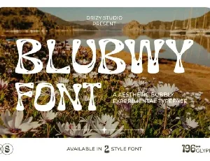 Blubwy font