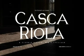 Casca Riola font