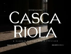 Casca Riola font