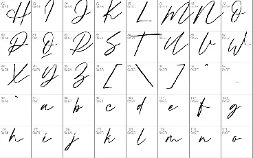 Hundred Signature font