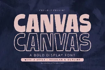 Canvas font