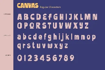 Canvas font