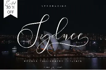 Sydnee Modern Calligraphy font