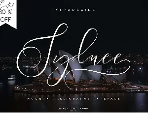 Sydnee Modern Calligraphy font