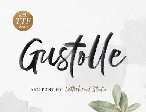 Gustolle SVG Free font