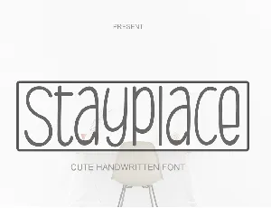 Stayplace font