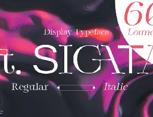 Zt Sigata font