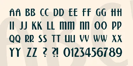 Kalenderblatt Grotesk font