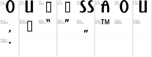 Kalenderblatt Grotesk font