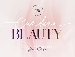 Candara Beauty Duo font