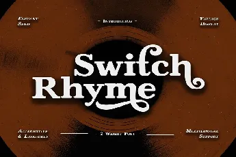 Switch Rhyme font