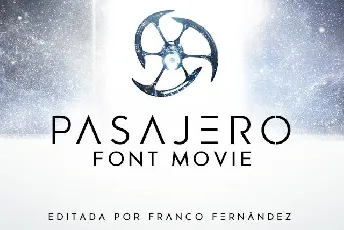 Pasajero font