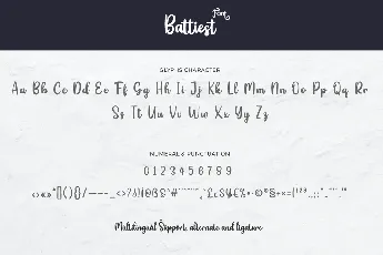 Battiest font