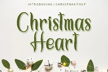 Christmas Heart font