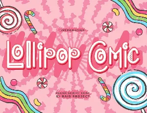 Lollipop Comic Demo font