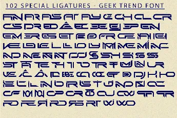 Geek Trend Demo font