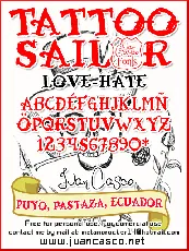 Tatoo Sailor font