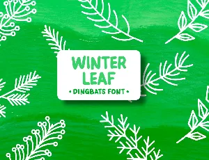Winter Leaf font