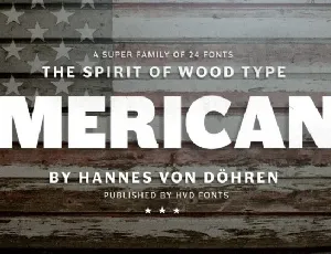 Americane Family font