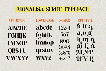 Monalisa Serif font