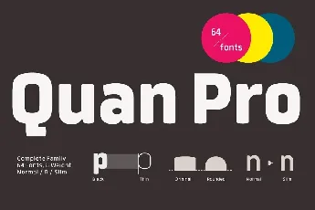 Quan Pro Family font