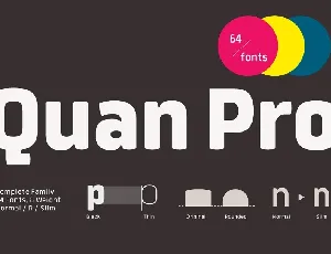 Quan Pro Family font