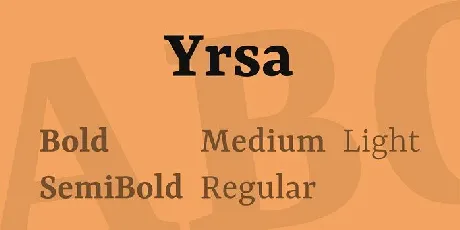 Yrsa font