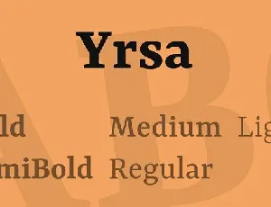 Yrsa font