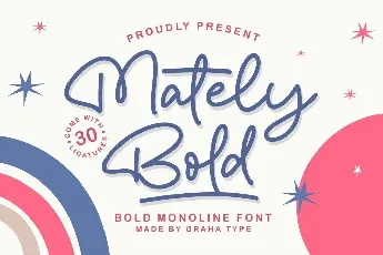 Mately Bold DEMO font