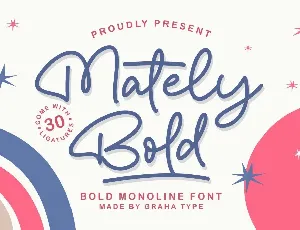 Mately Bold DEMO font