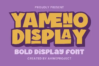 Yameno Demo font