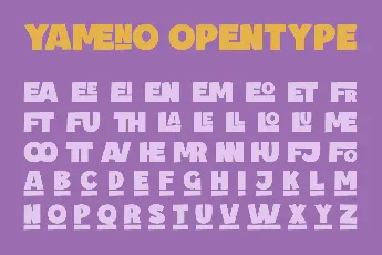 Yameno Demo font