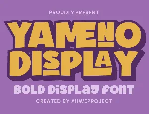 Yameno Demo font