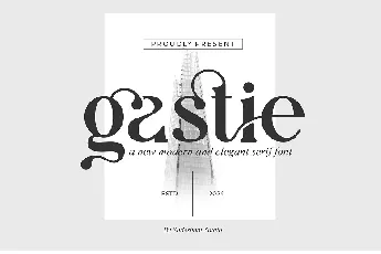 Gastie font