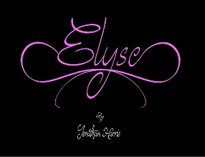 Elyse Free font