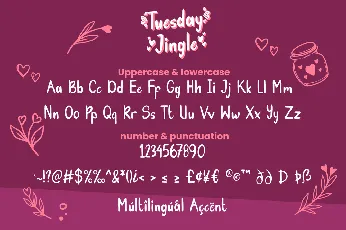 Tuesday Jingle font