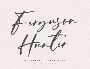 Ferguson Hunter font