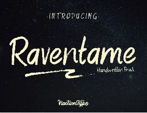 Raventame Free Version font