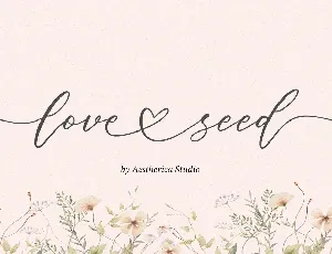 Love Seed font