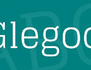 Glegoo font