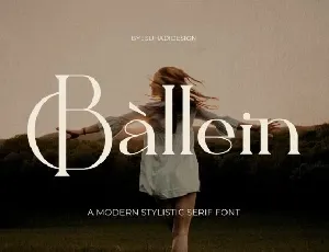 Ballein font