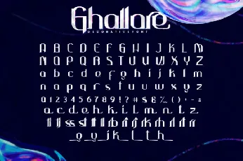 Ghallore font