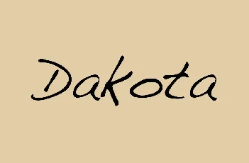 Dakota font