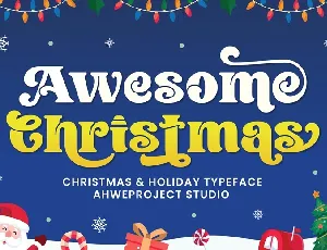 Awesome Christmas font