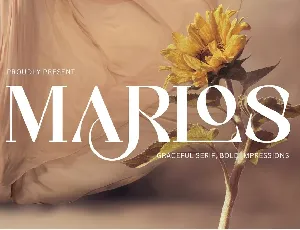 Marlos font