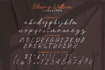 Blessing Willson font