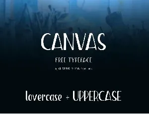 Canvas Free font