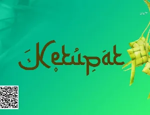 Ketupat font